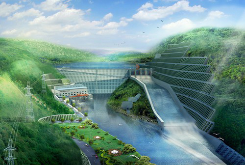 礼纪镇老挝南塔河1号水电站项目